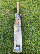MB MALIK GOLD PLATINUM ENGLISH WILLOW CRICKET BAT-7 GRAINS-1190g