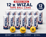 12 x CANS - WIZAL Tape Ball - Bulk Sale- $11.99 Per Can