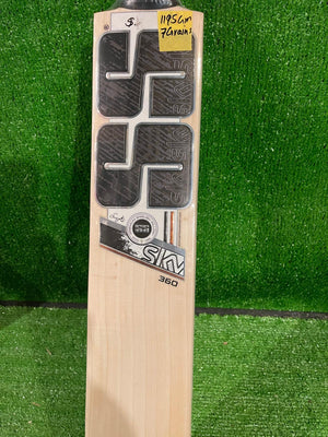 SS SKV 360 Premium English willow Cricket Bat - 7 Grains - 1195g