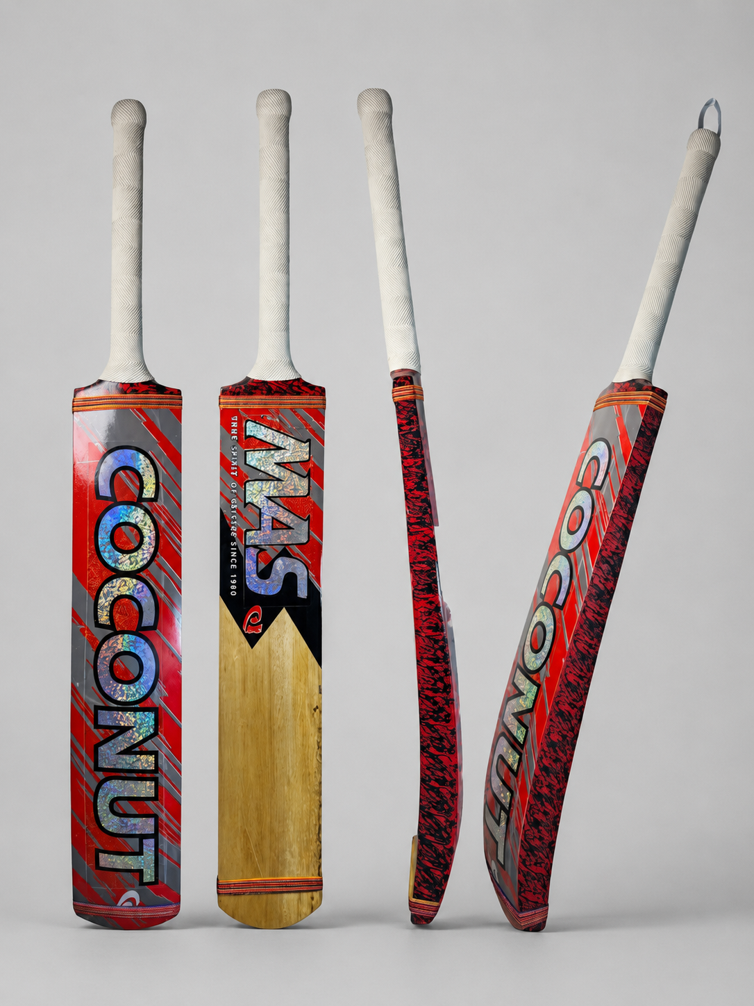 MAS Tape Ball / Soft Tennis Cricket Bat | Coconut Willow