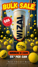 12 x CANS - WIZAL Tape Ball - Bulk Sale- $11.99 Per Can
